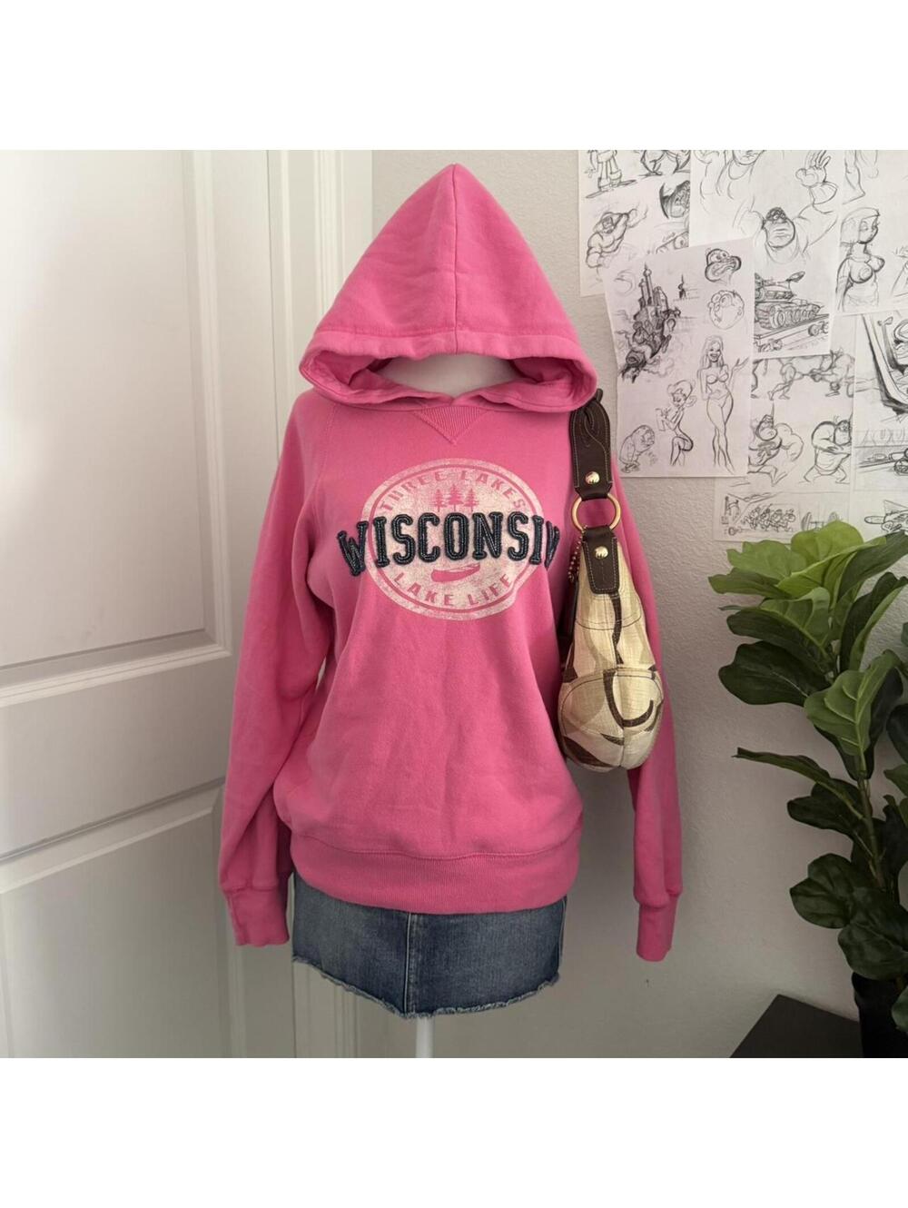 Wisconsin zip up hoodie